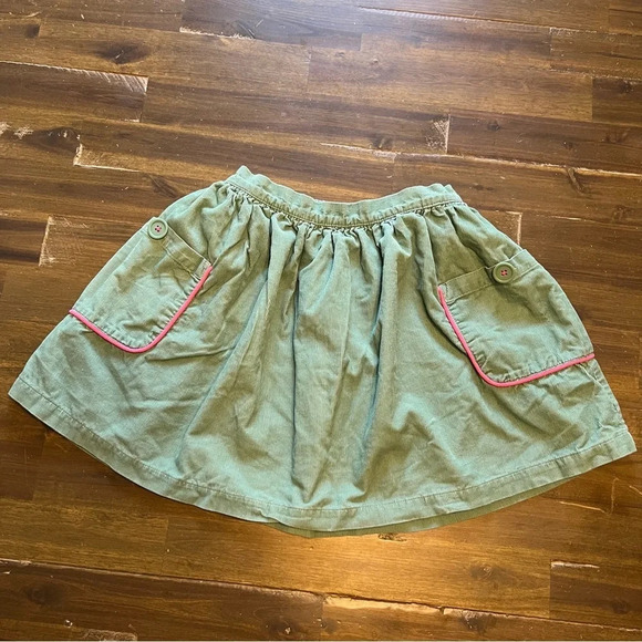 Mini Boden Corduroy Side Puckets Skirt - Picture 1 of 6